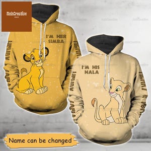 Simba and nala hoodie sale
