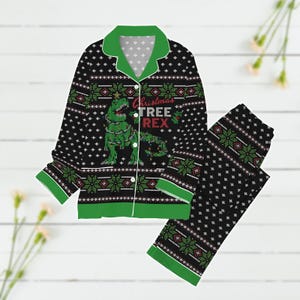 Family Dino Pajamas Etsy
