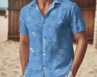 Toy Story Friends Hawaiihemd, Pixar Woody Buzz Lightjahre Tropisches Hemd, Disney Knopfhemd Und Shorts, Aloha Sommer Hawaiihemd
