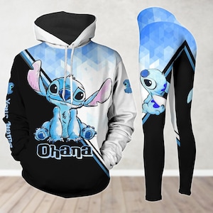 Custom Stitch Ohana Hoodie And Leggings, Disney Movie Shirt, Lilo And Stitch Shirt, Disney World Shirt, Disneyland, Disney Vacation