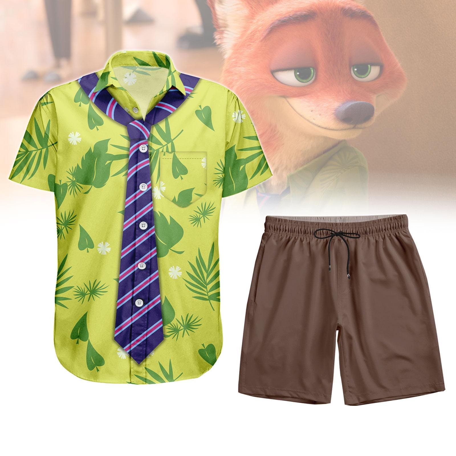 Nick wilde hawaiian - Etsy 日本