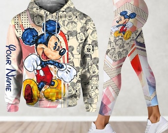 Custom Mickey Mouse Hoodie, Disney Leggings For Women, Disneyland Shirt, Disneyworld Shirt, Magic Kingdom Shirt, Movie Cartoon Hoodie