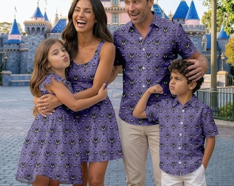 Disney Haunted Mansion Matching Family Shirt, Hitchhiking Ghosts Women Dress, Horror Movie Beach Shirt, Halloween Trick Or Treat Shirt