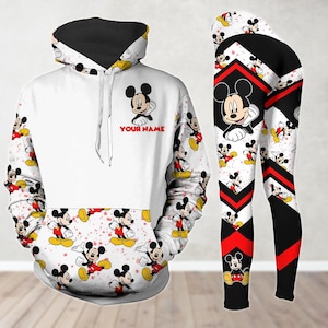 Custom Mickey Hoodie And Leggings, Mickey Mouse Shirt, Disney Movie Cartoon Hoodie, Disneyworld Hoodie For Men Women, Disneyland Shirt