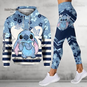 Custom Stitch Hoodie And Leggings, Cute Stitch Hoodie, Lilo And Stitch Shirt, Disney Shirt, Disneyland Disneyworld Shirt, Magic Kingdom