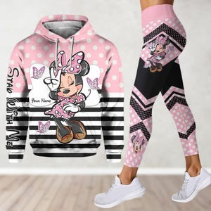 Custom Minnie Mouse Hoodie, Disney Leggings For Women, Disneyland Shirt, Disneyworld Shirt, Magic Kingdom Shirt, Movie Cartoon Hoodie