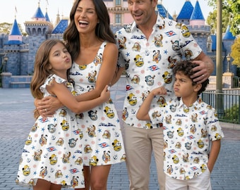 Disney Alaska Cruise Hawaiian Shirt, Mickey And Friends Button Shirt, Disney Wonder Vacation Dress, Mickey Alaska Matching Family Shirt
