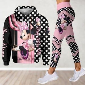 Custom Minnie Mouse Hoodie, Disney Leggings For Women, Funny Minnie Stay With Me Shirt, Cute Movie Cartoon Hoodie, Disney Trip Shirt
