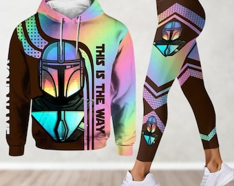 Custom The Mandalorian Hoodie And Leggings, Star Wars This Is The Way Shirt, Disneyland Trip, Disney Movie, Galaxy's Edge Fans Gifts