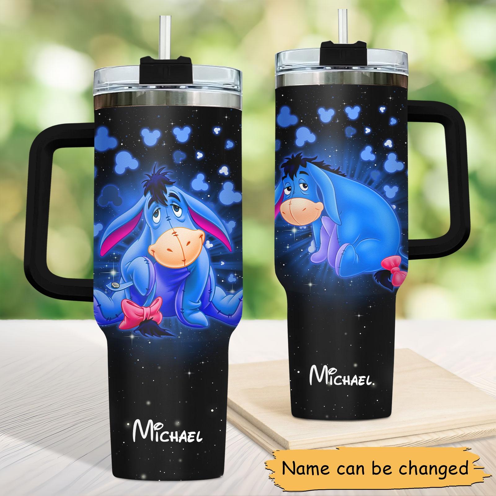 Benutzerdefinierte Winnie The Pooh Becher 40Oz, Disney Ieyore Hearts Kaffeebecher, Film-Karikaturbecher, Disneyworld Becher, Isolierbecher