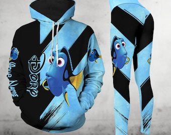 Personalized Finding Nemo Hoodie And Leggings, Dory Shirt, Disney Movie Cartoon Shirt, Birthday Gift For Her Him, Disneyworld Shirt