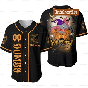 Custom Dumbo Baseball Jersey, Animated Flying Elephant Baseball Jersey Team, Adventure Movie Jersey, Magic Kingdom Family Trip Baseball Tee