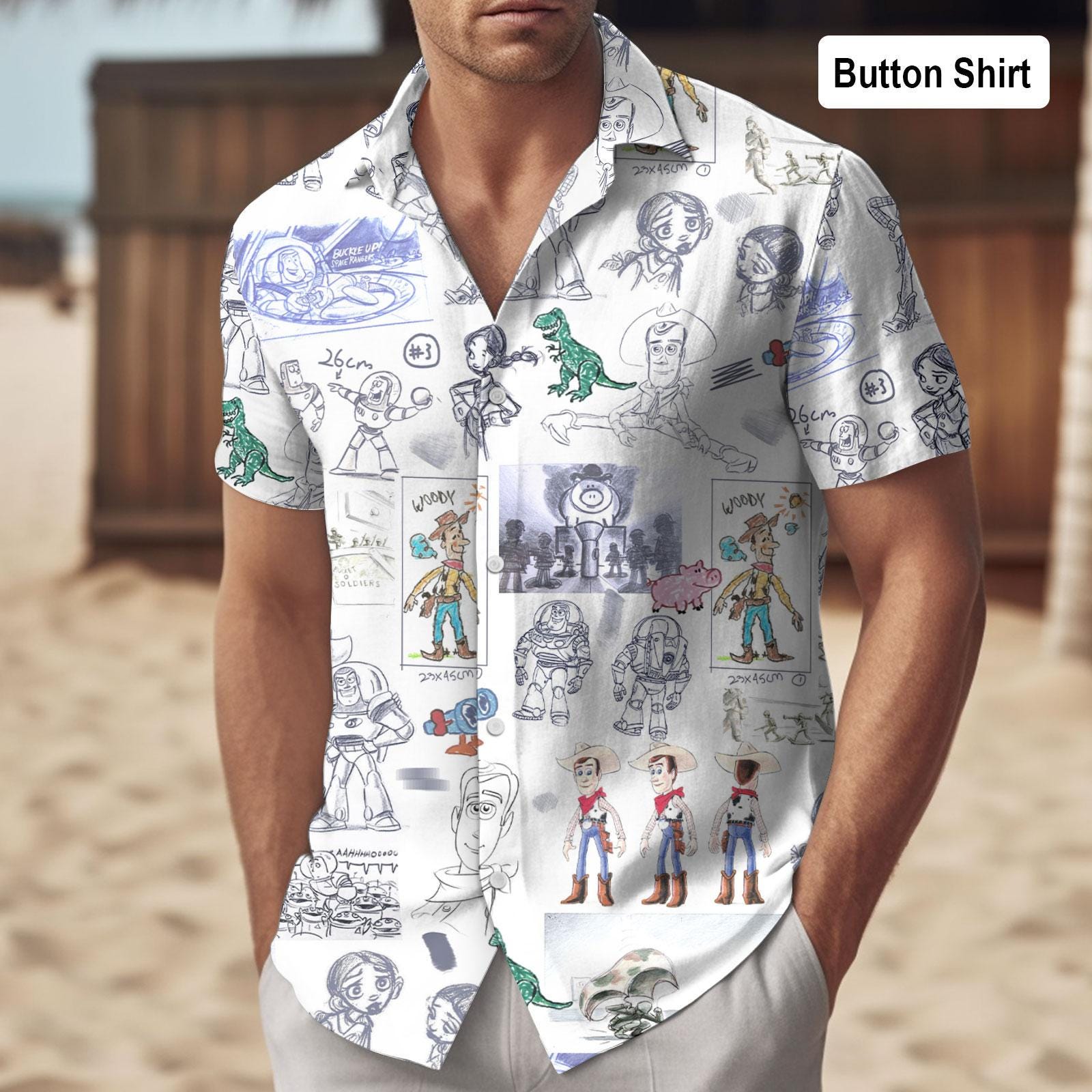 Toy Story Hawaiian Shirt, Disney Shirt, Toy Story Family Shirt