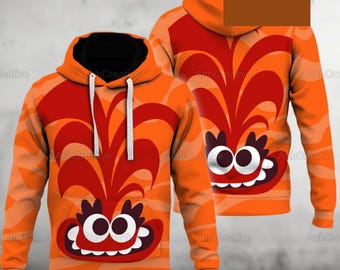 Anxiety Inside Out Hoodie, Disney Inside Out Movie Shirt, Anxiety Hoodie,  Inside Out Cosplay, Inside Out Costume, Inside Out Characters