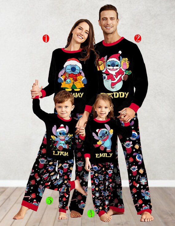 Stitch christmas pajamas hotsell