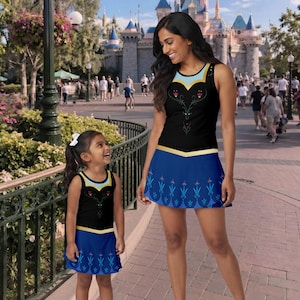 Halloween Anna Costume Activewear Set, Disney Frozen Anna Women Dress, Animal Kingdom, Anna Princess Cosplay Outfit, Athletic Dress