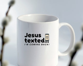 JESUS COFFEE MUG, Christian Mug, Inspirational Mug, Religious Coffee Mug, Christian Gift, Faith Coffee Mug, Encouraging Gift,