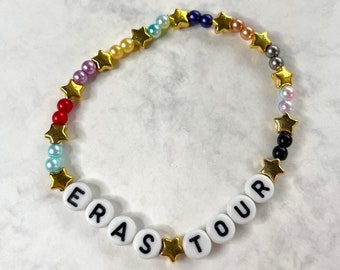 Bracciale dell'amicizia Taylor Swift ERAS TOUR 2024 / Eras Tour 2024 / Canzone personalizzata / Album / Testo / Nome / Data