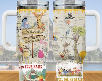 Nalle Puh-glas 125 g, Disney-glas, söt figur i rostfritt stål, present till honungsälskare