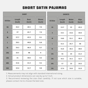 Bunny Short Satin Pajamas, Floral Pajamas Set, Cute Bunny Sleepwear, Satin Pajamas, Holiday Gift