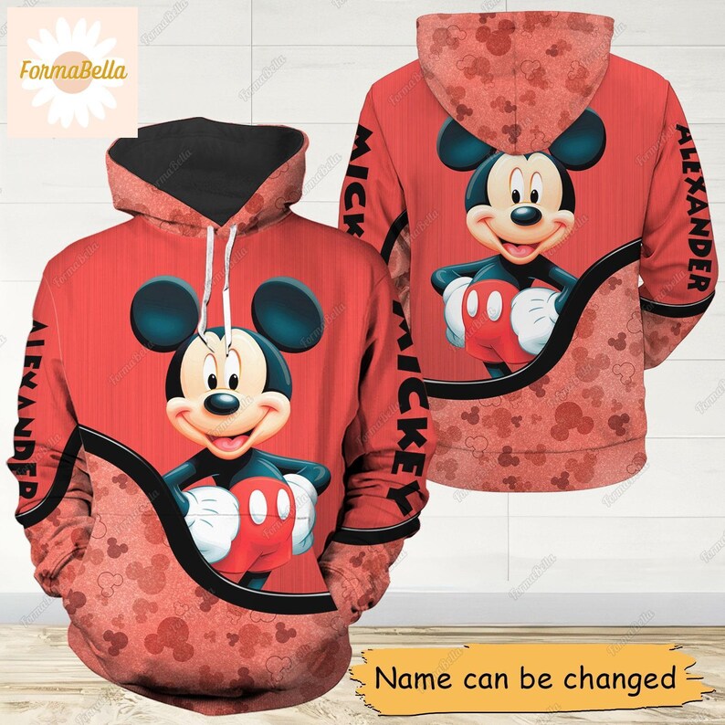 Mickey Mouse Hoodie, Personalized Mickey Hoodie, Disney Mickey Leggings, Mickey Yoga Leggings, Leggings For Girls, Disney Mouse Hoodie