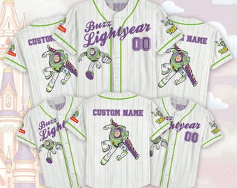 Buzz Lightyear Baseball Jersey, Toy Story Space Ranger Shirt, Disneyland Family Outfit, Disney Trip Tee, Buzz Toy Story Jersey Shirt