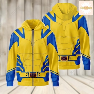 Wolverine Costume Hoodie, Wolverine Unisex Shirt, Deadpool And Wolverine Movie Cosplay, James Howlett Costume, Superhero Cosplay Outfit
