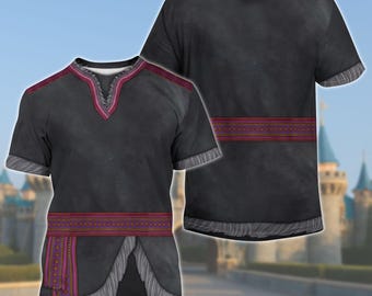 Halloween Kristoff Costume T-Shirt, Frozen Cosplay Shirt, Disney Halloween Tee, Disney Trip Frozen Outfit, Kristoff Disneybound Shirt