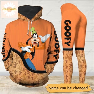 Halloween Custom Goofy Dog Hoodie, Disney Dogs Womens Leggings, Cartoon Movie 3D All Over Print Shirt, Leggings For Girls