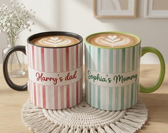Taza con foto para papá, regalo personalizado para papá, taza personalizada con fotos, regalo del Día del Padre, taza personalizada "El mejor papá del mundo"