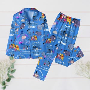 Eeyore Pyjamas Set, Winnie The Pooh Shirt, Disney Esel Urlaub Pyjamas, Iahe Pooh Tigger Pjs, Cartoon Film Geschenk, Pyjamas für Party