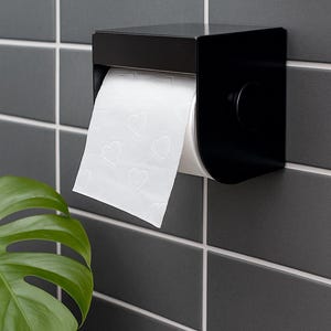 Suporte de papel higiênico de metal, suporte de papel higiênico sem furos, armazenamento, suporte de papel higiênico, suporte de papel higiênico preto, presente, porta-rolos