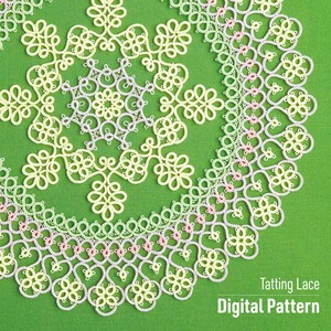 Lemonade, Tatting lace Digital pattern