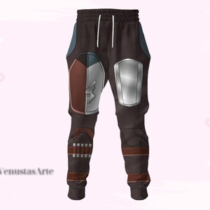 Mandalorian Costume Hoodie, Mandalorian Jogger, Mandalorian Cosplay Hoodie, Star Wars Hoodie, Baby Yoda Shirt, Birthday Gift For Him