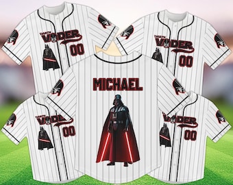Aangepaste Star Wars honkbaltrui, bijpassende Darth Vader-trui, Vader Her-trui, Star Wars-matching outfit, Anakin Skywalker-trui