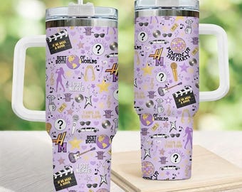 Hannah Montana 20-jähriges Jubiläum Becher 40 Unzen, Disney Hannah Montana Becher, Disney Channel Pop Star Becher, Disney Channel Cup Geschenk