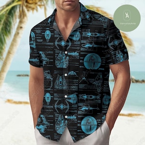 Star Wars Hawaiian Shirt, Star Wars Short, Star Wars Hawaiian Shirt, Star Wars Shirt, Star Wars Short Men, Shirt For Men, Birthday Gift