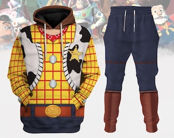 Camisa de cosplay de Woody de Toy Story, sudadera con capucha de disfraz de Disney, disfraz de sheriff de Woody, camisa de viaje a Disneyland, camisa de Magic Kingdom