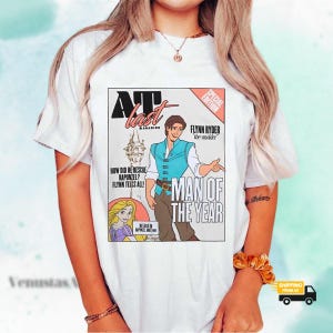 Disney Flynn Rider Komfort Farben Shirt, Vintage Flynn Rapunzel Prinzessin Shirt, Disneyland Prinz Shirt, Rapunzel Shirt