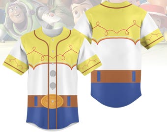 Camiseta de béisbol de Jessie para cosplay, camiseta de vaquera de Toy Story, camiseta de disfraz de Halloween, atuendo occidental de Disney para cosplay grupal, camisetas de Halloween