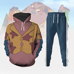 Jumba Jookiba Cosplay Hoodie And Jogger, Christmas Stitch Holiday Shirt, Disney Movie Shirt, Cartoon Characters Shirt, Gift For Him