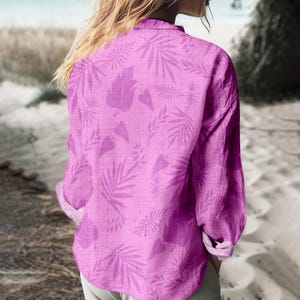 Nick Wilde Costume Linen-Look Shirt, Zootopia 2 Blouse Shirt, Disney Zootopia Cosplay Blouse Women Shirt, Costume Cosplay Gift