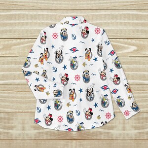 Disney Mickey And Co Cruise Linen Shirt, Mickey And Minnie Cruise Shirt, Disney Cruise Women Blouses Shirt, Summer Gift For Mom