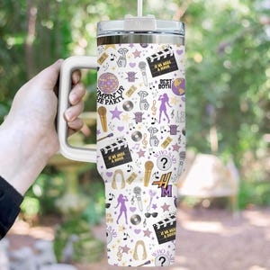 Disney Hannah Montana Tumbler 40oz, Hannah Montana 20Th Anniversary Cup, Disney Channel Pop Star Tumbler, Disney Channel Cup Gift