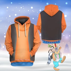 Camisa de cosplay de Goofy de Disney para Navidad, disfraz de perro Goofy para cosplay, suéter navideño de dibujos animados, camisa de fiesta navideña, regalo de Navidad para él