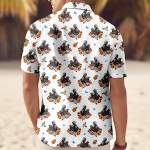 The Mandalorian And Grogu Shirt, Bounty Hunter Shirt, Star Wars Button Shirt, Baby Yoda Shirt, Mandalorian Shirt, Disneyland Shirt