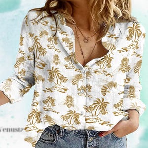 Beekeeper Blouse Shirt, Bee Women Blouse, Bee Botanical Shirt, Unique Honey Bees Shirt, Bee Loves Gift For Mom, Gift For Her