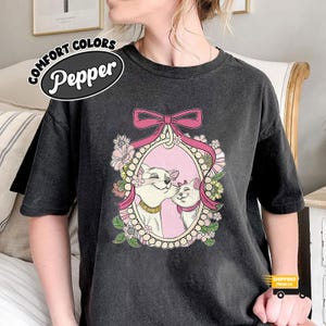 Comfort Colors The Aristocats Marie Cat Coquette Bows Shirt, Disney The Aristocats Shirt, Disney Marie Cat Shirt, Magic Kingdom Shirt