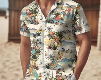 Disney Toy Story Hawaiian Shirt, Woody Buzz Hawaiian Outfit