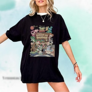 Komfort Farben Spielzeug Geschichte Land Shirt Disney Pixar Shirt, Disney Woody Jessie Buzz Lightjahre Shirt, Toy Story Charaktere, Disneyland Shi